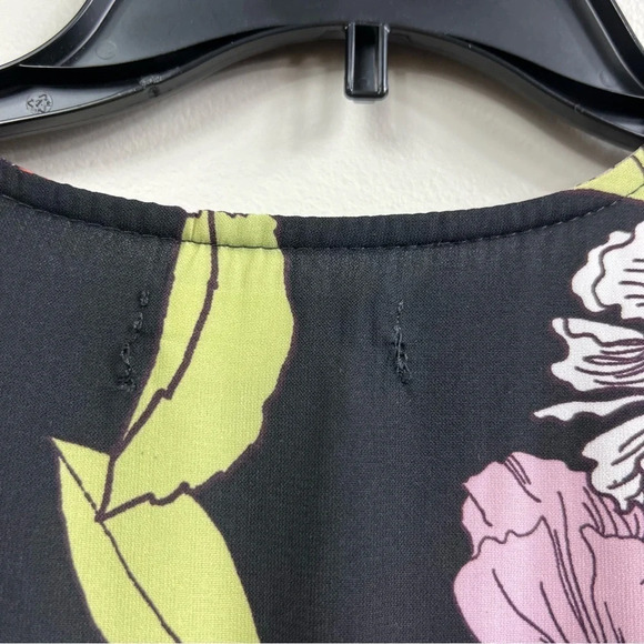 URBAN Outfitters short sleeve overall romper long pant floral bodysuit Sz XS-TP - Picture 3 of 8